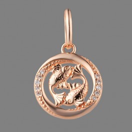 Позолоченный кулон 