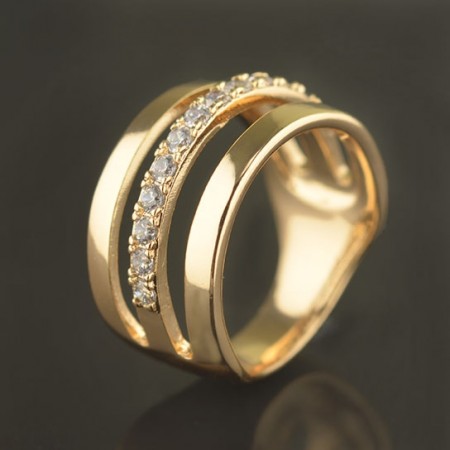 Позолоченное кольцо XP 1734 фото | Brulik