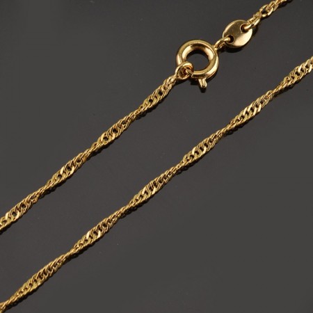 Позолоченная цепочка XP 4941-45 фото | Brulik