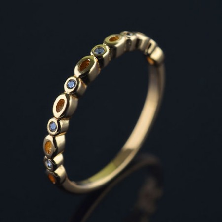 Позолоченное кольцо XP 1616 фото | Brulik