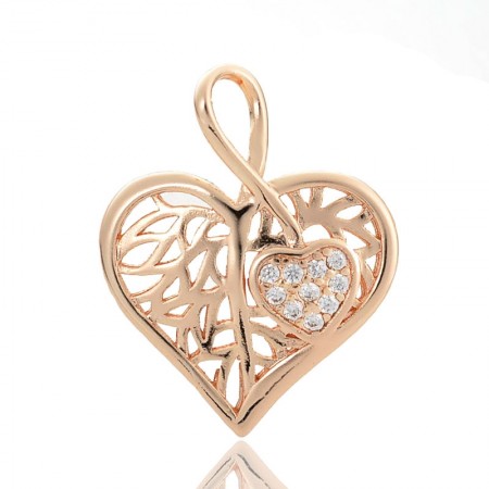 Позолоченный кулон "Сердце" Fallon 86201193 фото | Brulik