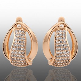 Позолочені сережки Xuping 24347