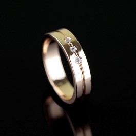 Позолоченное кольцо Fallon 83200971