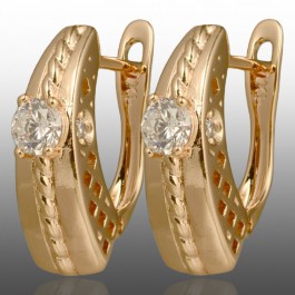 Позолочені сережки Xuping 24668