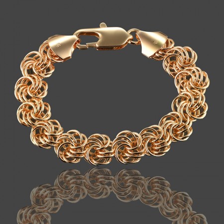 Позолоченный браслет Xuping 7716-20 фото | Brulik