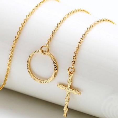 Крестик с цепочкой 42232 фото | Brulik