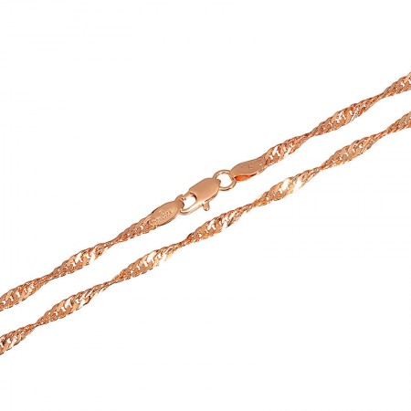 Позолочений ланцюжок Fallon 84100021-55 фото | Brulik