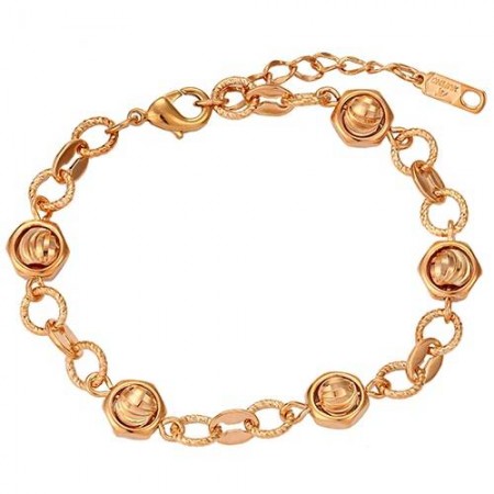 Оригинальный позолоченный браслет 73598 фото | Brulik