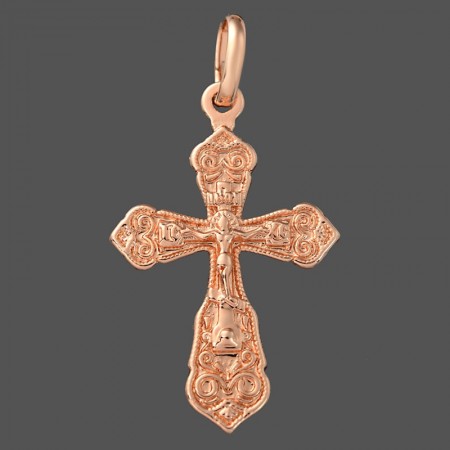 Позолоченный крест Fallon 86100298 фото | Brulik