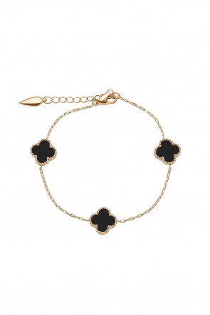 Позолочений браслет у стилі Ван Кліф Fallon 84190703 фото | Brulik