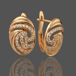 Позолоченные  серьги  XP 20416