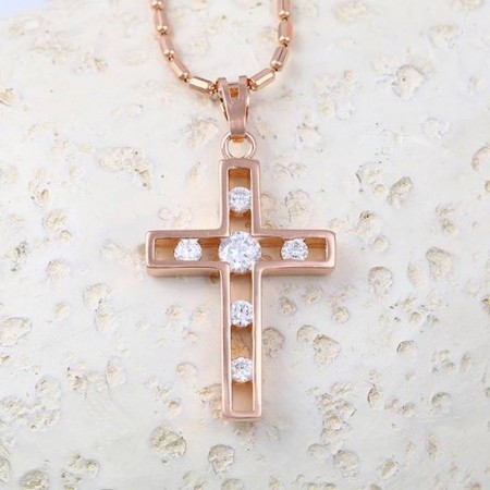 Очаровательный ювелирный крестик 32275 фото | Brulik