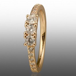Позолочена каблучка Xuping 10962