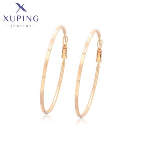 Позолочені сережки кільця Xuping  14E2411747 фото | Brulik