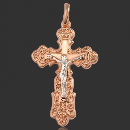 Позолоченный крест Fallon 96100304 фото | Brulik