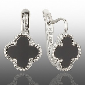 Cережки Ван Кліф Fallon 42202888-чорні фото | Brulik