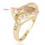 Превосходное позолоченное кольцо 13860 фото | Brulik