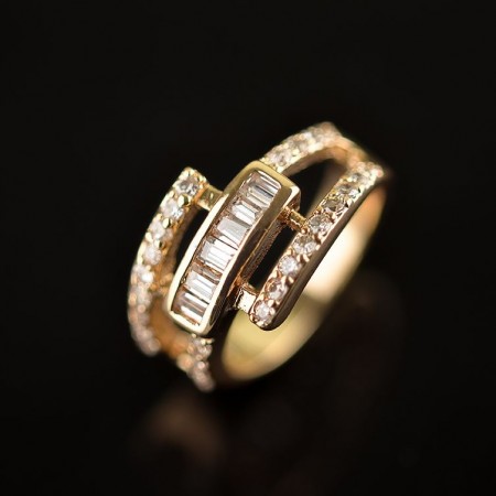 Позолоченное кольцо Fallon 8323233 фото | Brulik