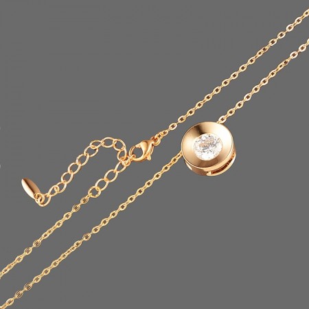 Позолочений  ланцюжок з кулоном  Xuping 40049 фото | Brulik