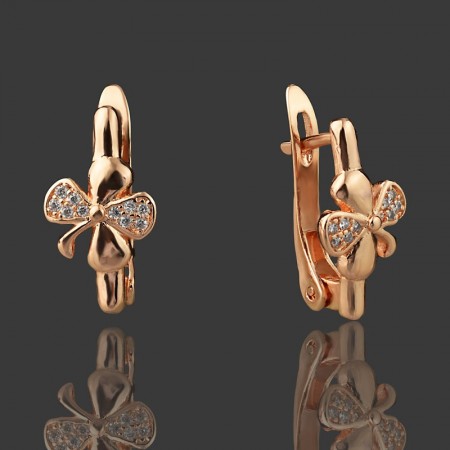 Позолоченные серьги Fallon 82201836 фото | Brulik