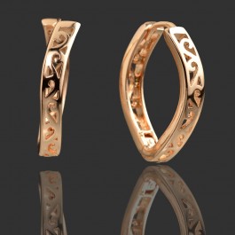 Позолоченные серьги Xuping 9698