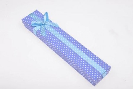 Подарочная коробочка голубая фото | Brulik