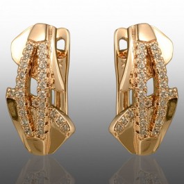 Позолочені сережки  Xuping 24741