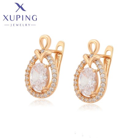 Позолочені сережки  Xuping X001108179 фото | Brulik