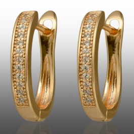 Позолочені сережки  Xuping 24728