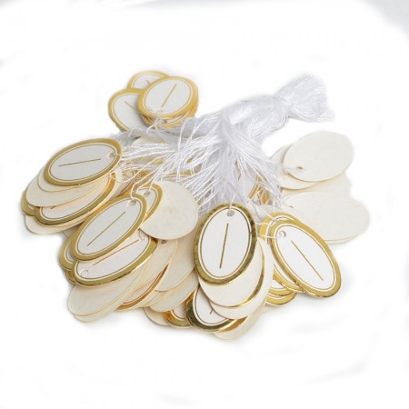 Бирки для бижутерии 26*19 мм (100 шт.) фото | Brulik