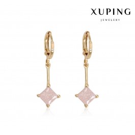 Позолоченные серьги Xuping 94686-розовые