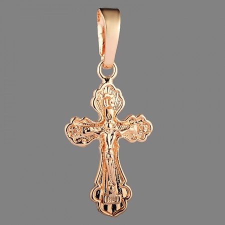 Позолоченный крест Fallon 86100458 фото | Brulik