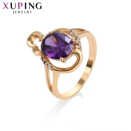 Великолепное кольцо  Xuping 11942-фиолетовый фото | Brulik