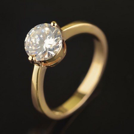 Позолоченное кольцо Fallon 8320121 фото | Brulik