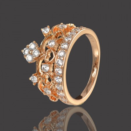 Кольцо позолоченное XP 1494 фото | Brulik