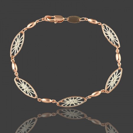 Позолоченный браслет  Fallon 94190035-19 фото | Brulik