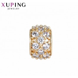  Позолоченный кулон шарм Xuping 36113-белые фианиты