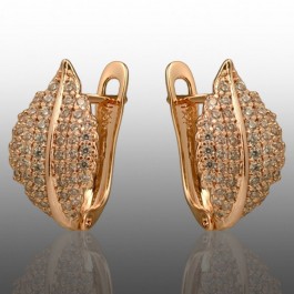 Позолочені сережки  Xuping 24784