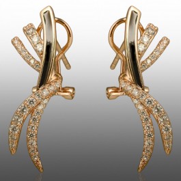 Позолочені сережки  Xuping 24695