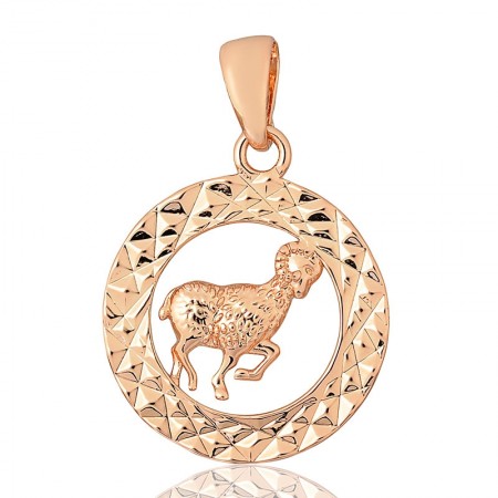 Позолоченный кулон Fallon 86100196-овен фото | Brulik