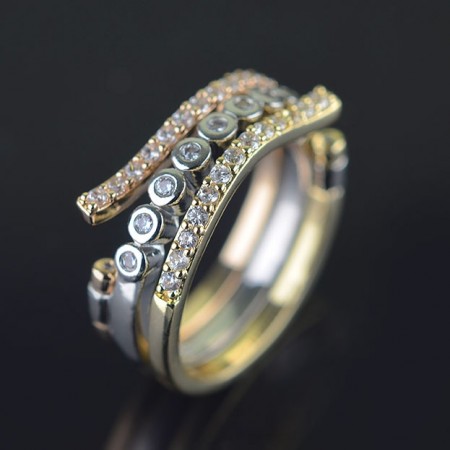 Позолоченное кольцо Fallon 93200393 фото | Brulik