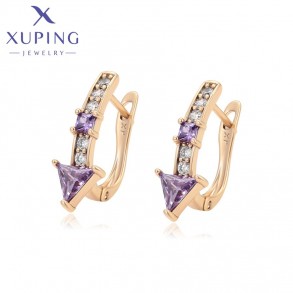 Позолочені сережки Xuping X001068843 фото | Brulik