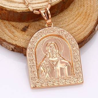 Позолоченная иконка 18K 32074 фото | Brulik