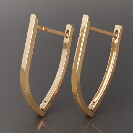 Позолоченные серьги Fallon 82100535 фото | Brulik