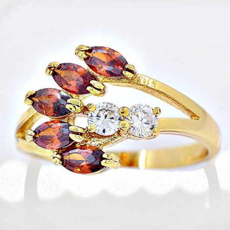 Шикарное кольцо Xuping 11410-красный фото | Brulik