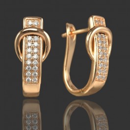 Позолоченные серьги  XP 20026