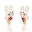 Позолочені дитячі сережки "Зайчик" Xuping 24364 фото | Brulik