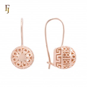 Позолочені сережки Fallon 82100083 фото | Brulik