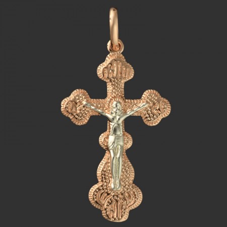 Позолоченный крест Fallon 96100107 фото | Brulik