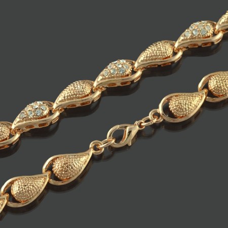 Позолоченная цепочка-колье  Fallon 8120480 фото | Brulik